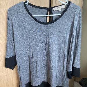 Ann Taylor Loft M Cotton Blouse